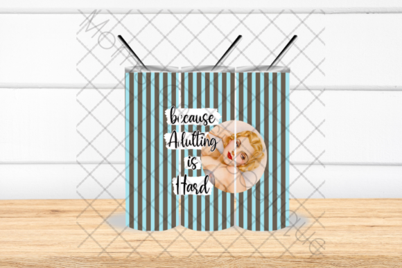 Because Adulting is Hard Tumbler: A Designer's Creative Asset