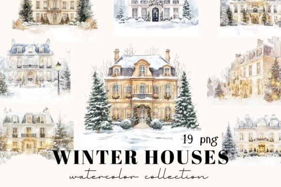 Capturing the Season: Elegant Houses in Winter