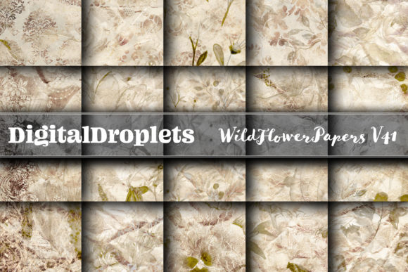 Elevate Your Designs with Wild Flowers Papers Vol. 41