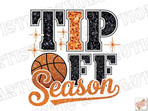 Glitter Game Day Basketball PNG: Elevate Your Sports Designs