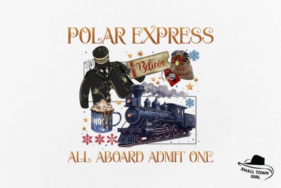 Retro Polar Express North Pole Christmas: A Designer's Guide