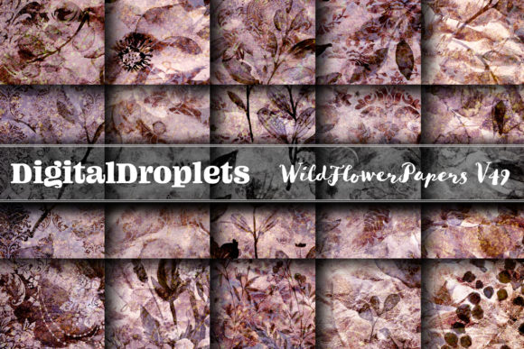 Wild Flowers Papers Vol. 49: A Gothic & Vintage Design Collection