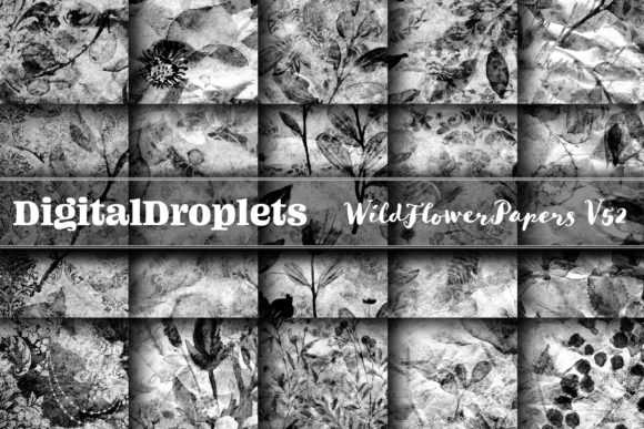 Wild Flowers Papers Vol. 52: A Designer's Gothic & Vintage Toolkit