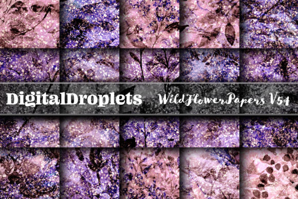 Wild Flowers Papers Vol. 54: A Gothic & Vintage Design Asset
